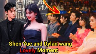 Shen Yues Affectionate Gesture Toward Dylan Wang at the Tencent Video AllStar Awards Goes Viral [upl. by Adekram]