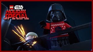 Darth Vader Defeats Palpatine  LEGO Star Wars Holiday Special 2020 [upl. by Yarvis]