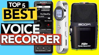 ✅ TOP 5 Best Voice Recorder  Digital Audio Guide Today’s Top Picks [upl. by Naryk]