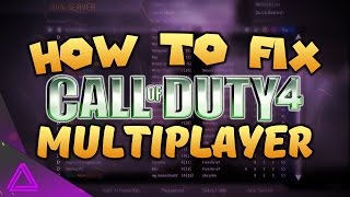 How To Fix Call of Duty 4 Multiplayer 2017  Punkbuster Error amp No Servers [upl. by Consuela]