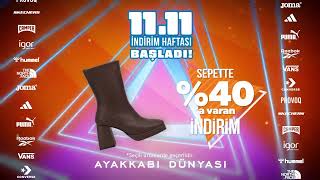 Ayakkabı Dünyasında 1111 indirim günleri başladı 📣 [upl. by Ennaillek637]