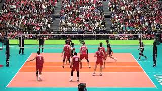 USA Volleyball Thomas Jaeschke in USA  Japan Volleyball [upl. by Yrekaz]