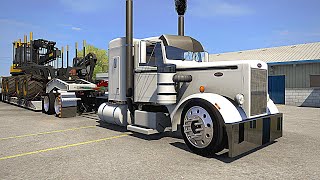 Big Cummins Lope  Peterbilt 351  Heavy Haul Lowboy ATS American Truck Simulator Gameplay [upl. by Llemmart]