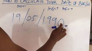 HOW TO CALCULATE YOUR DATE OF BIRTH [upl. by Ahsii]