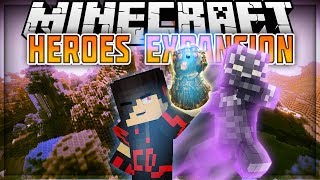 Minecraft Mod Showcase UPDATE 2  Heroes Expansion  THE INFINITY GAUNTLET and BLACK PANTHER [upl. by Llertnahs542]