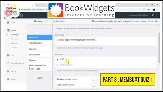 Apapun TutorialBookWidgets PART 3 Membuat Quiz 1 [upl. by Erdah205]