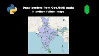 Draw borders from GeoJSON in python folium map [upl. by Ehsiom]