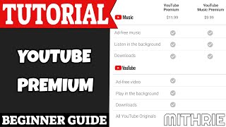 YouTube Premium Tutorial Guide Beginner [upl. by Merla]