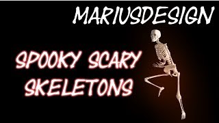 Spooky Scary Skeletons lyrics video [upl. by Allenaj912]