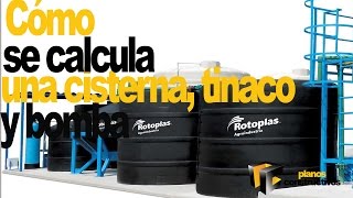 Calculo de cisterna tinaco y bomba en instalaciónes hidráulicas [upl. by Alejna]