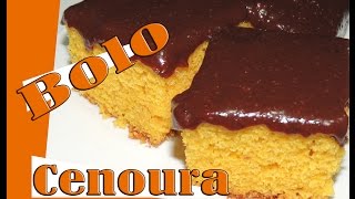 Bolo de Cenoura no liquidificador [upl. by Eselahs639]