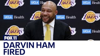 Lakers fire Darvin Ham after 2 seasons [upl. by Norok]