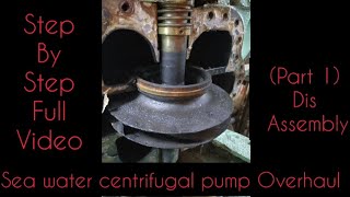 Centrifugal Pump Overhaul Step by Step Onboard🚢 [upl. by Fabriane]