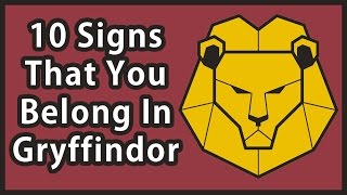 10 Signs That You Belong In Gryffindor  Harry Potter House Quiz [upl. by Olbap]