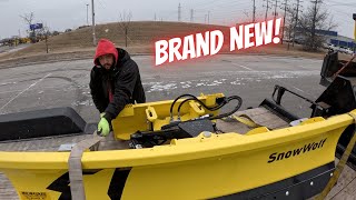 Biggest snow of the year and I bought a NEW plow [upl. by Nirehs]