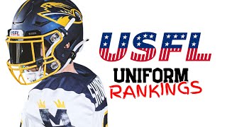 RANKING 2023 USFL UNIFORMS [upl. by Htebazile]