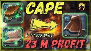 Crafting Cape 0 TO 100 SPEC Albion Online [upl. by Avir768]