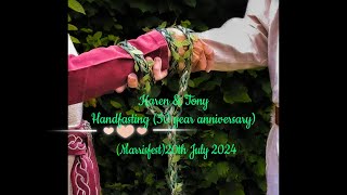 Handfasting 50th Wedding Anniversary [upl. by Bloom]