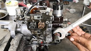 How to 1KZ diesel pump replacement  Toyota 1kz fuel pump [upl. by Annalla]