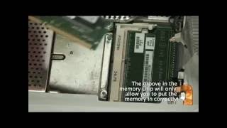 iBook G3 Memory installation  EliteMacTechs [upl. by Annert]