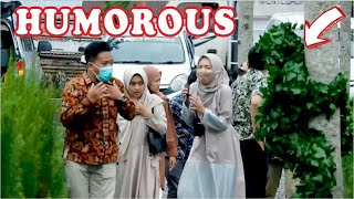 KLEDUNG Park Coffee House  BUSHMAN PRANK  PRANK MANUSIA POHON [upl. by Tanney511]