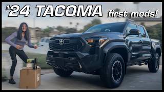 Easy First Modifications on my New 2024 Tacoma [upl. by Jordana]