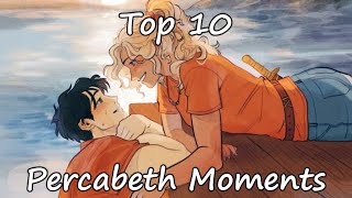 Top 10 Most Romantic Percabeth Moments [upl. by Nysila]