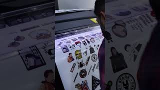 HighQuality Sticker Printing amp Packaging Process  Fomo Store [upl. by Aivul898]