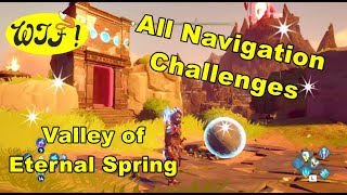 Myth Challenge Navigation Valley of Eternal Spring Immortals Fenyx Rising [upl. by Aloise]