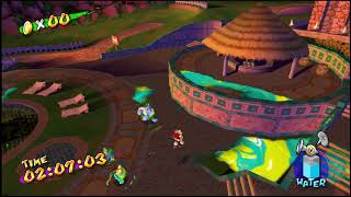 Super Mario Sunshine  Sirena Beach Episode 6 Scrubbing Sirena Beach [upl. by Procora572]