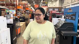 Inside Home depot  CANADA VLOGS 🇨🇦 [upl. by Kerwon]