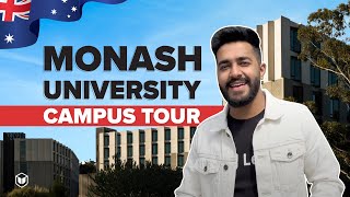 Monash University Australia  Campus Tour  Leap Scholar ft tusharbareja2373 [upl. by Celestyna]