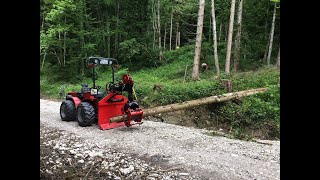 Eigenbau Holzgreifer inkl Umbau der Seilwinde als Rückezange oder Forstzange fürn Carraro [upl. by Warfold]