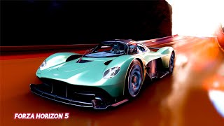 Forza Horizon 5 Hot Wheels Speed Trap Dragons Fall Speed Trap  Aston Martin Valkyrie 2023 [upl. by Nikolas]