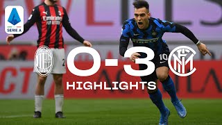 AC MILAN 03 INTER  HIGHLIGHTS  SERIE A 2021  LuLa turns Milano Nerazzurra ✌🏻⚫🔵 [upl. by Naarah]