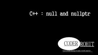 C  null and nullptr [upl. by Sinylg]