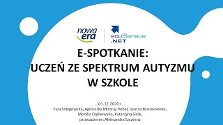 Espotkanie Uczeń ze spektrum autyzmu w szkole [upl. by Fermin]