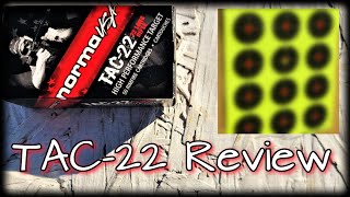 Norma TAC22 Ammo Review Accuracy Test [upl. by Ody501]