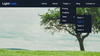 PHP PROJECT How To Create Multi Level Drop down Navigation Menu using CSS HTML JS  PART 1 [upl. by Wollis]