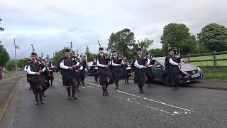 Drumquin Pipe Band  Killen Mini 12th 2023 2 [upl. by Anelav]