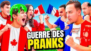 La GUERRE DES PRANKS  CANADA vs FRANCE Ft Bilel Willibed [upl. by Bock215]