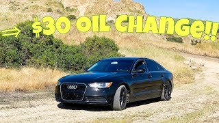 How to Change Oil on Audi Quick and EASY [upl. by Fayth]