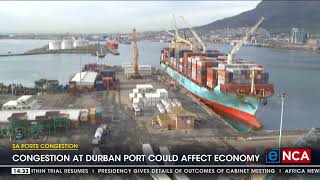 South Africas Ports  70 000 shipping containers stranded off Durban Port [upl. by Zap362]