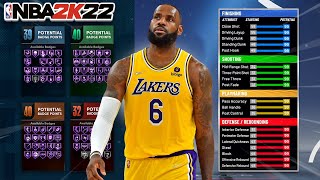 NEW GLITCHED 67 POINT GUARD BUILD in NBA 2K22 [upl. by Kiehl936]