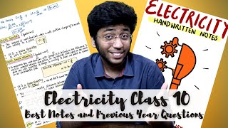 Electricity Notes for Class 10 Board Exam [upl. by Streeter583]