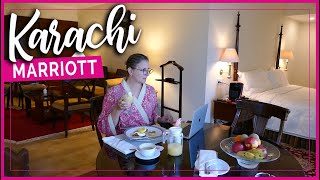 Pakistan  Karachi Marriott Hotel 2Night Stay Review [upl. by Ecnerewal762]