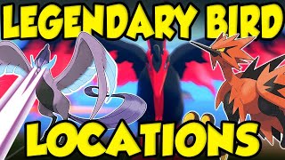 CROWN TUNDRA GALARIAN LEGENDARY BIRD GUIDE How To Get Galarian Moltres Articuno and Zapdos [upl. by Weylin]