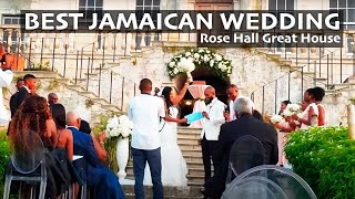 BEST Jamaican Wedding Rosehall Great House Montego Bay [upl. by Mattson]