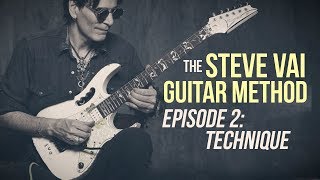 The Steve Vai Guitar Method  Episode 2  Technique [upl. by Accemahs13]