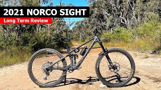 2021 Norco Sight 29er Review  12 Months Riding the All Mountain Machine [upl. by Khalin]